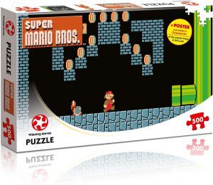 Los mejores puzzles de Super Mario Bros - Puzzle de Super Mario Bros Underground de 500 piezas de Winning Moves