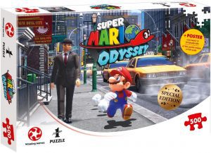 Los mejores puzzles de Super Mario Bros - Puzzle de Super Mario Odyssey de 500 piezas de Winning Moves de New Donk City