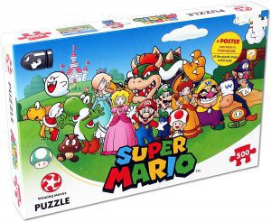 Los mejores puzzles de Super Mario Bros - Puzzle de personajes de Super Mario Bros de 500 piezas de Winning Moves