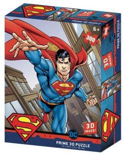 Los mejores puzzles de Superman - Puzzle de Superman volando de 300 piezas de Prime 3D Puzzle