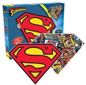 Los mejores puzzles de Superman - Puzzle de logo de Superman de 600 piezas de Aquarius