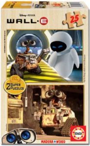 Los mejores puzzles de Wall-E - Puzzle de Wall-E de Pixar de 2x25 de Educa - Puzzles de Disney Pixar