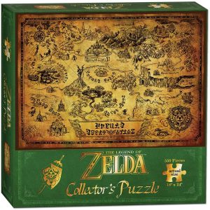 Los mejores puzzles de Zelda - Puzzle de mapa de la Leyenda de Zelda de 550 piezas de Collector Games
