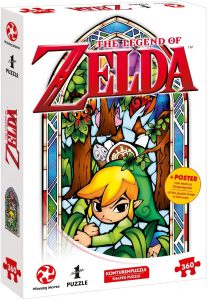 Los mejores puzzles de Zelda - Puzzle de vidriera de Zelda de 360 piezas de Winning Moves 2