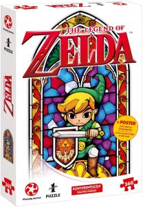 Los mejores puzzles de Zelda - Puzzle de vidriera de Zelda de 360 piezas de Winning Moves