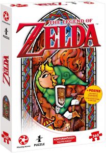 Los mejores puzzles de Zelda - Puzzle de vidriera de Zelda de 360 piezas de Winning Moves 4