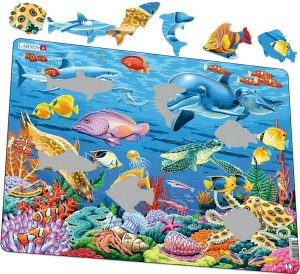 Los mejores puzzles de arrecifes de coral - Puzzle de La Vida Marina en un Arrecife de Coral de 35 piezas