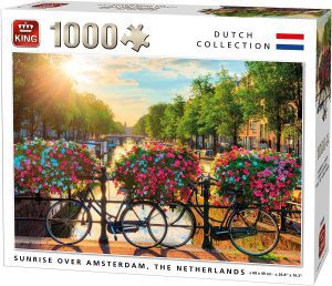 Los mejores puzzles de bicicletas y ciclismo - Puzzle de 500 piezas de Bicicletas en Ámsterdam de King
