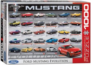 Los mejores puzzles de coches - Puzzle de Ford Mustang Evolution de 1000 piezas de Eurographics