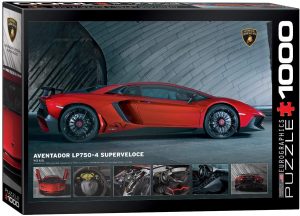 Los mejores puzzles de coches - Puzzle de Lamborghini Aventador 7504 SV de 1000 piezas de Eurographics