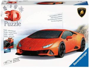 Los mejores puzzles de coches - Puzzle de Lamborghini Huracan EVO en 3D de Ravensburger