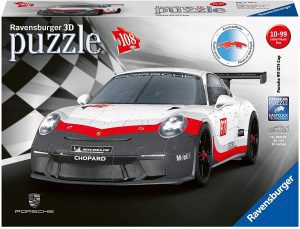 Los mejores puzzles de coches - Puzzle de Porsche 911 GT3 en 3D de 108 piezas de Ravensburger
