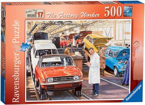 Los mejores puzzles de coches - Puzzle de coches en la Fábrica de 500 piezas de Ravensburger