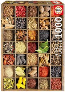 Los mejores puzzles de cocina y comida - Puzzle de 1000 piezas de Educa de especias de comida