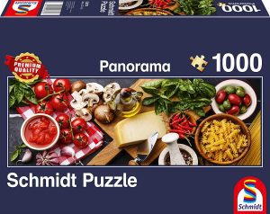 Los mejores puzzles de cocina y comida - Puzzle de 1000 piezas de Panorama de Schmidt de Cocina Italiana