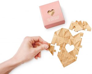 Los mejores puzzles de corazón - Puzzle con forma de corazón de 14 piezas de Luckies of London