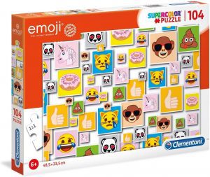 Los mejores puzzles de emojis - Puzzle de 104 piezas de Clementoni de emoticonos