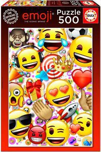 Los mejores puzzles de emojis - Puzzle de 500 piezas de Educa de emoticonos