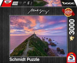 Los mejores puzzles de faros - Puzzle de Faro de Nueva Zelanda de 3000 piezas de Schmidt - Puzzle de Faro