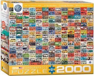 Los mejores puzzles de furgonetas volkswagen Hippie de surf - Puzzle de Furgonetas Volkswagen de 2000 piezas de Eurographics