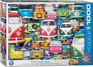 Los mejores puzzles de furgonetas volkswagen Hippie de surf - Puzzle de imágenes de Furgonetas Volkswagen de 1000 piezas de Eurographics