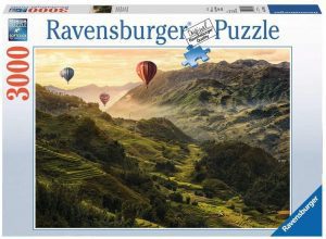 Los mejores puzzles de globos aerostáticos - Puzzle de Globos aerostáticos en Asia de 3000 piezas de Ravensburger