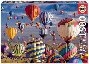 Los mejores puzzles de globos aerostáticos - Puzzle de Globos aerostáticos en el cielo de 1500 piezas de Educa