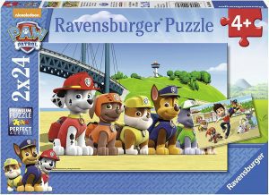 Los mejores puzzles de la Patrulla Canina - Puzzle de la Patrulla Canina de 2x24 piezas de Ravensburger