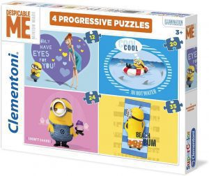 Los mejores puzzles de los Minions - Puzzle de los Minions progresivo de Clementoni