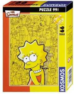 Los mejores puzzles de los Simpsons - Puzzle de Lisa Simpson de 99 piezas de Kosmos