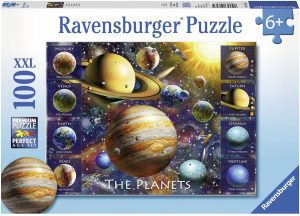 Los mejores puzzles de planetas del Sistema Solar - Puzzle de los planetas de 100 piezas de Ravensburger