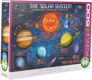 Los mejores puzzles de planetas del Sistema Solar - Puzzle de los planetas de 500 piezas de Eurographics