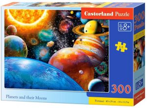 Los mejores puzzles de planetas del Sistema Solar - Puzzle de planetas del Sistema Solar de 300 piezas de Castorland
