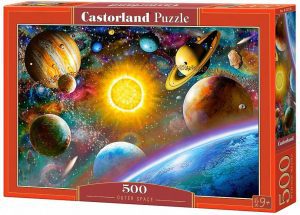 Los mejores puzzles de planetas del Sistema Solar - Puzzle de planetas del Sistema Solar de 500 piezas de Castorland