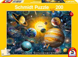 Los mejores puzzles de planetas del Sistema Solar - Puzzle del Sistema Solar de 200 piezas de Schmidt