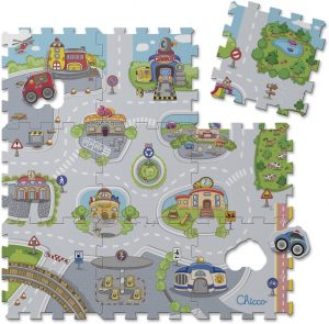 Los mejores puzzles de suelo para bebés - Puzzle de calles de alfombra de Chicco - Puzzles infantiles de alfombra de suelo para bebés