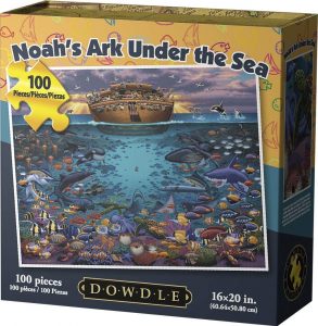 Los mejores puzzles del Arca de Noé - Puzzle del Arca de Noé del mundo submarino de 100 piezas de Dowdle