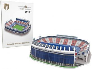 Los mejores puzzles del Atlético de Madrid del Vicente Calderón - Puzzle del Vicente Calderón en 3D de 31 piezas de Nanostad
