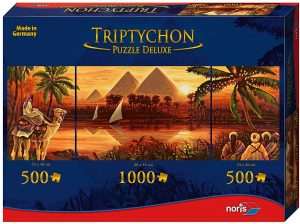 Los mejores puzzles del Desierto - Puzzle Tríptico del desierto de 2000 piezas