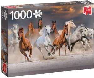 Los mejores puzzles del Desierto - Puzzle de caballos en el desierto de 1000 piezas de Jumbo