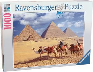 Los mejores puzzles del Desierto - Puzzle del desierto con pirÃ¡mides en Egipto de 1000 piezas de Ravensburger