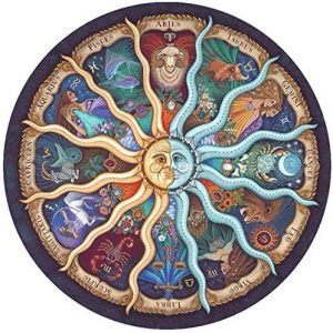 Los mejores puzzles del Horóscopo - Puzzle redondo de los signos del Zodíaco de 1000 piezas