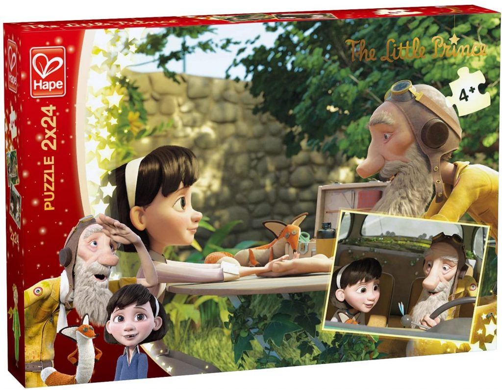 150 El principito, rosas + cuadro – Puzzles tu me completas