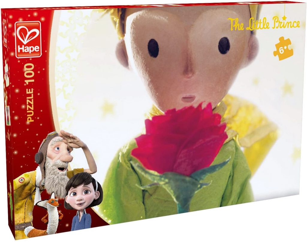 Hape 824679 Il Principito, Puzzle In Legno Da 9 Blocchetti Per Bambini 3+, 6 Scene Da Ricomporre, Gioco Educativo