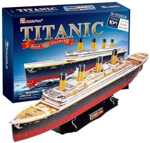 Los mejores puzzles del Titanic - Puzzle del Titanic en 3D de 113 piezas de CubicFun