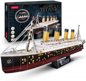 Los mejores puzzles del Titanic - Puzzle del Titanic en 3D de 266 piezas de CubicFun