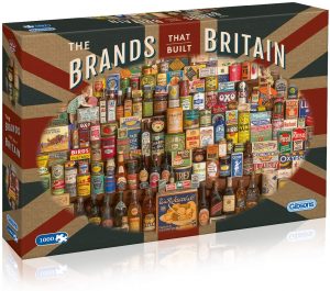 Los mejores puzzles vintage - Puzzles estilo Vintage - Puzzle de Marcas Que construyeron Gran Bretaña Vintage de 1000 piezas de Gibsons