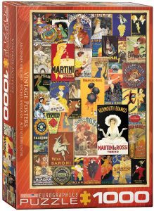 Los mejores puzzles vintage - Puzzles estilo Vintage - Puzzle de Pósters de Bebidas Vintage de 1000 piezas de Eurographics