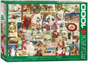 Los mejores puzzles vintage - Puzzles estilo Vintage - Puzzle de Santa Claús Vintage de 1000 piezas de Eurographics