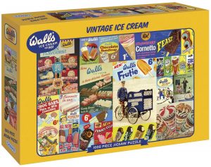 Los mejores puzzles vintage - Puzzles estilo Vintage - Puzzle de helados Vintage de 1000 piezas de Gibsons